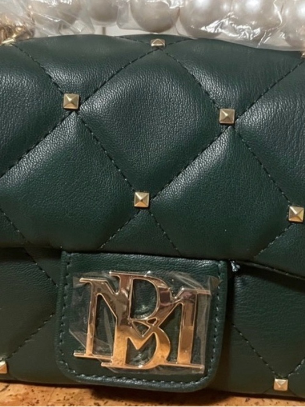 NWT Badgley Mischka Quilted Mini Bag
